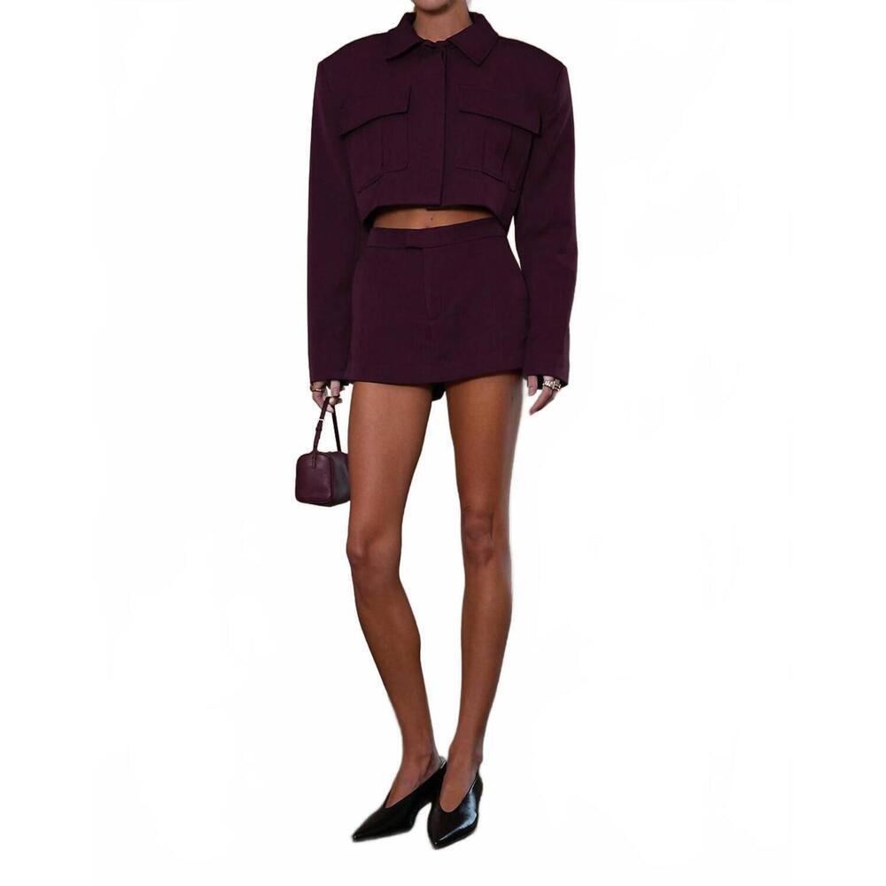 NEW PARENTEZI tara skort in plum